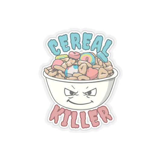 Cereal killer Kiss-Cut Stickers