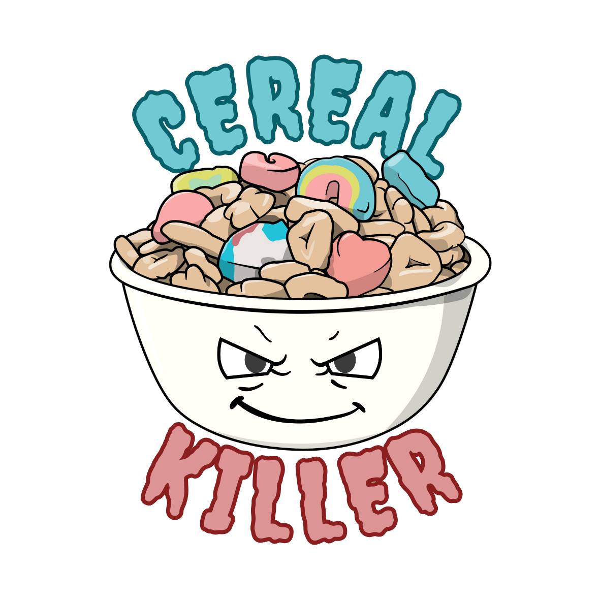 Cereal killer sticker