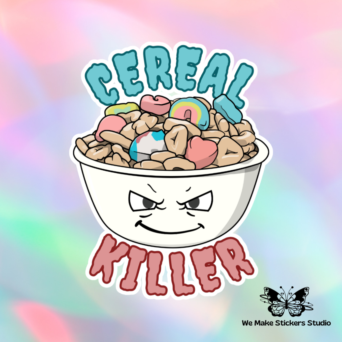 Cereal killer sticker