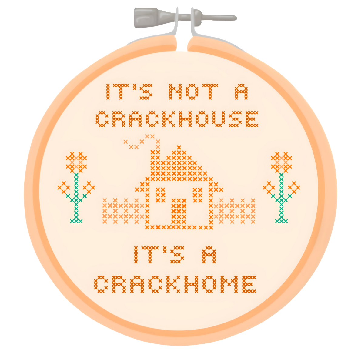 Crackhome sticker