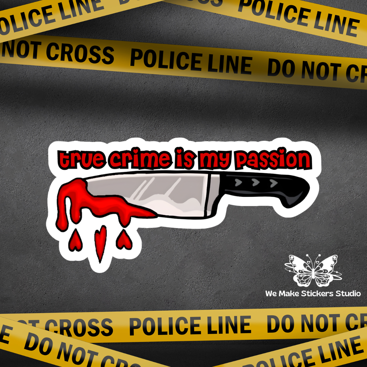 True Crime Lover sticker