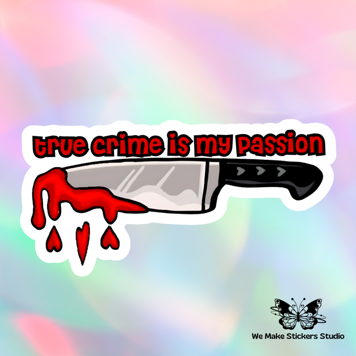 True Crime Lover sticker